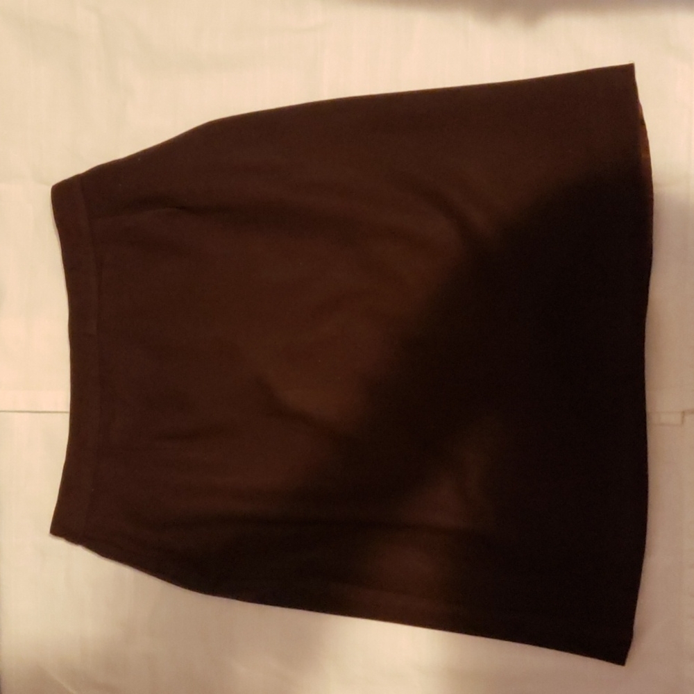 Vintage Modiano Brown Wool Lined Skirt